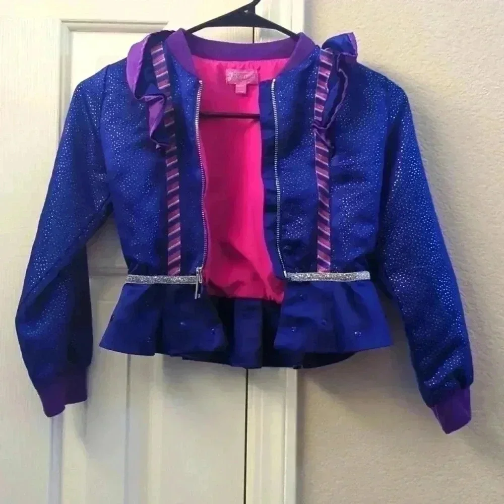 Nickelodeon JO JO Siwa peplum bomber style jacket. 3/$15